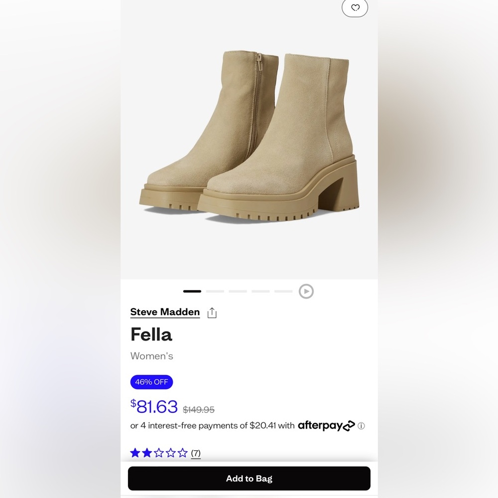 Steve Madden Sand Suede Boots